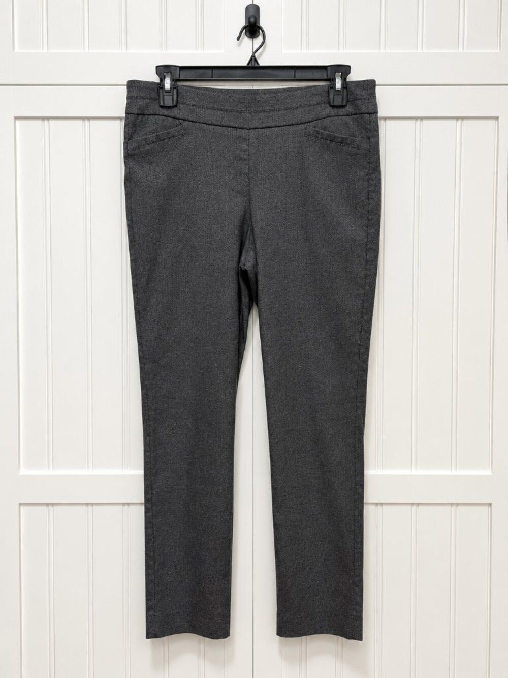 Apt. 9 Brynn Gray Pull-On Ankle Pants Size 10 Petite